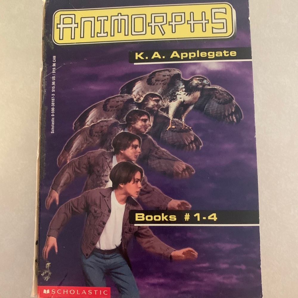 Animorph Books #1-4 by K.A Applegate, in box